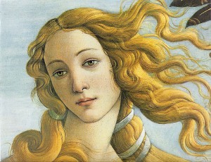 Botticelli, "Nacimiento de Venus"